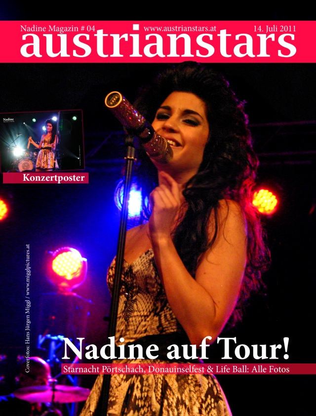 autrianstars NADINE Magazin # 04/2011: Nadine auf Tour
