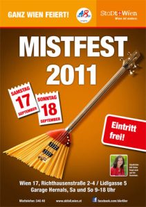 Das Mistfest-Plakat von 2011.